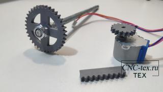 Печатаем зубчатое колесо и реечную передачу на 3D принтере